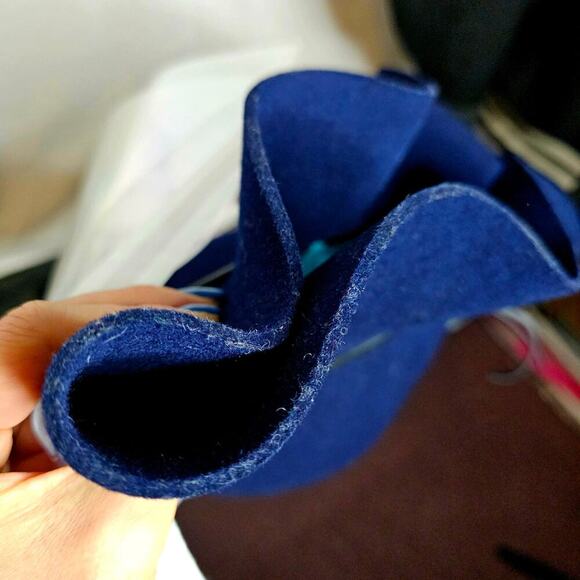 Goorin Bros Navy SzSm Mrs.Blanc Wool Felt Classy Stylish Hat. 100%Wool. 60s Vibe - Picture 10 of 11